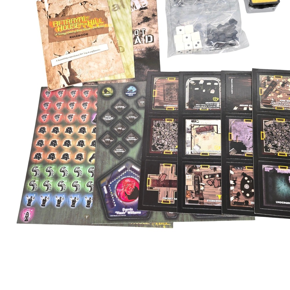 Avalon Hill Betrayal at the House on the Hill 2nd Ed Game & TowerRex Organizer - Picture 3 of 16